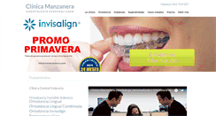 Desktop Screenshot of en.clinicamanzanera.com