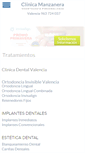 Mobile Screenshot of clinicamanzanera.com